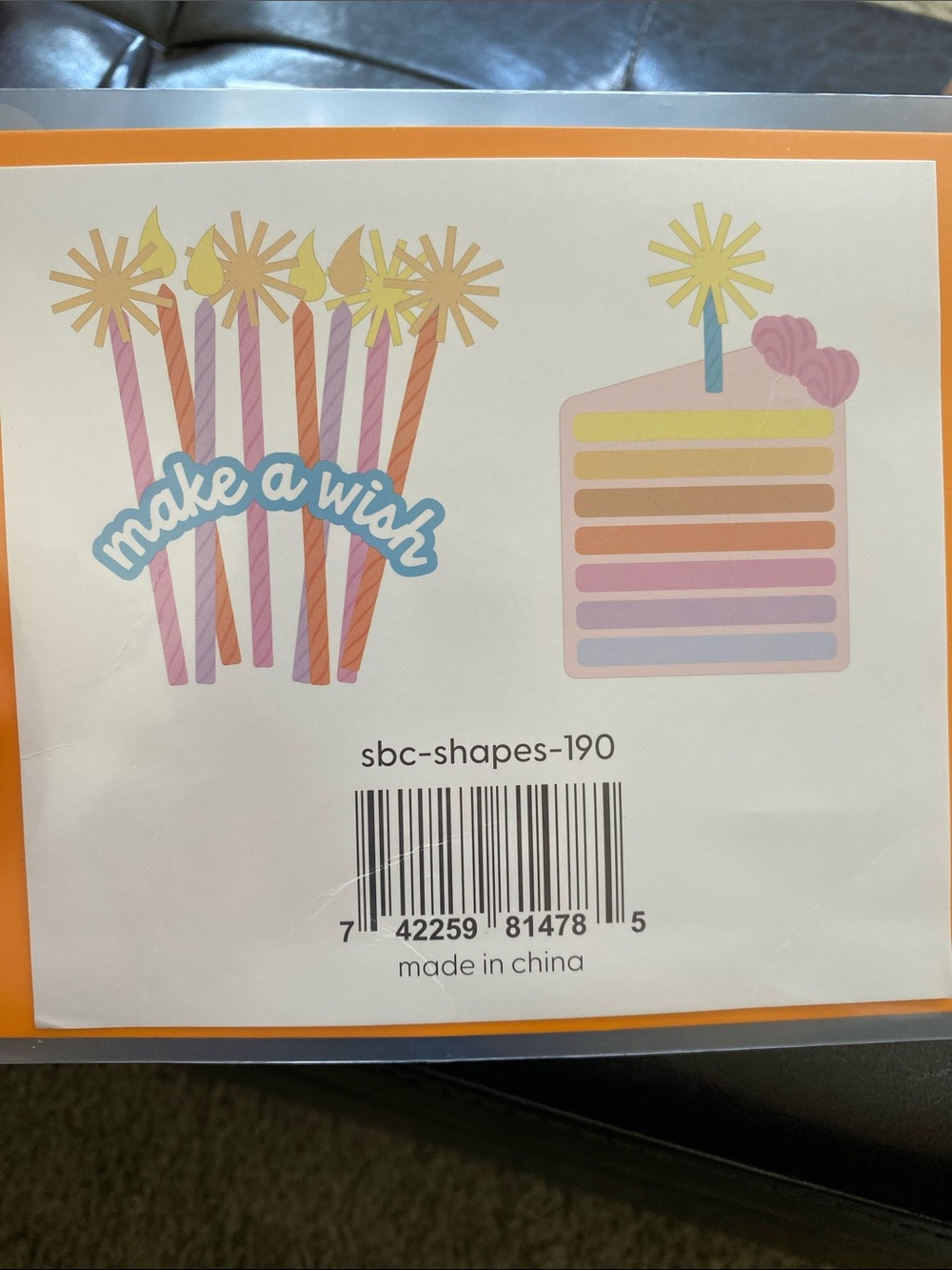 Scrapbook.com Birthday Wish Die Set